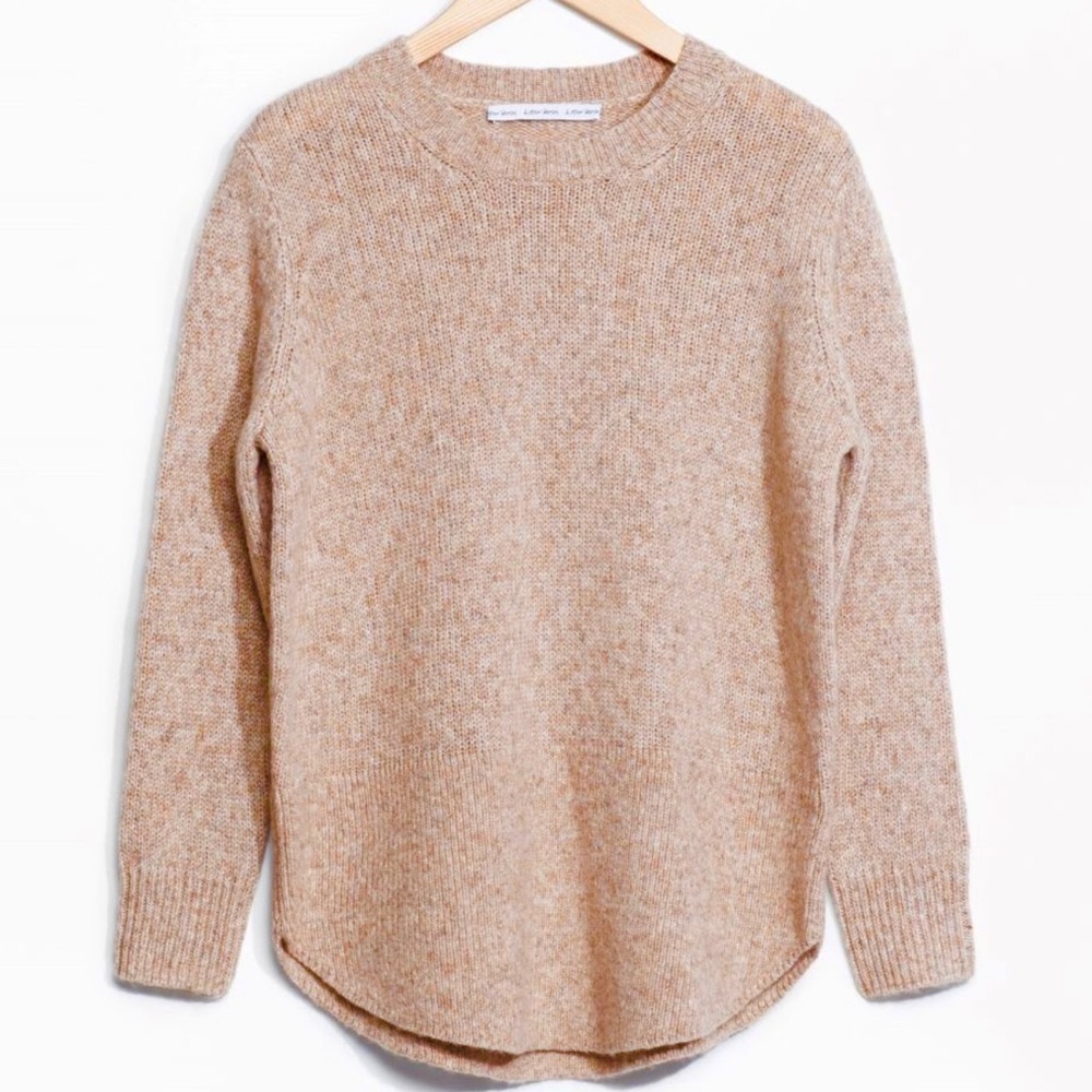 & Other Stories Tan Alpaca Oversized Sweater
